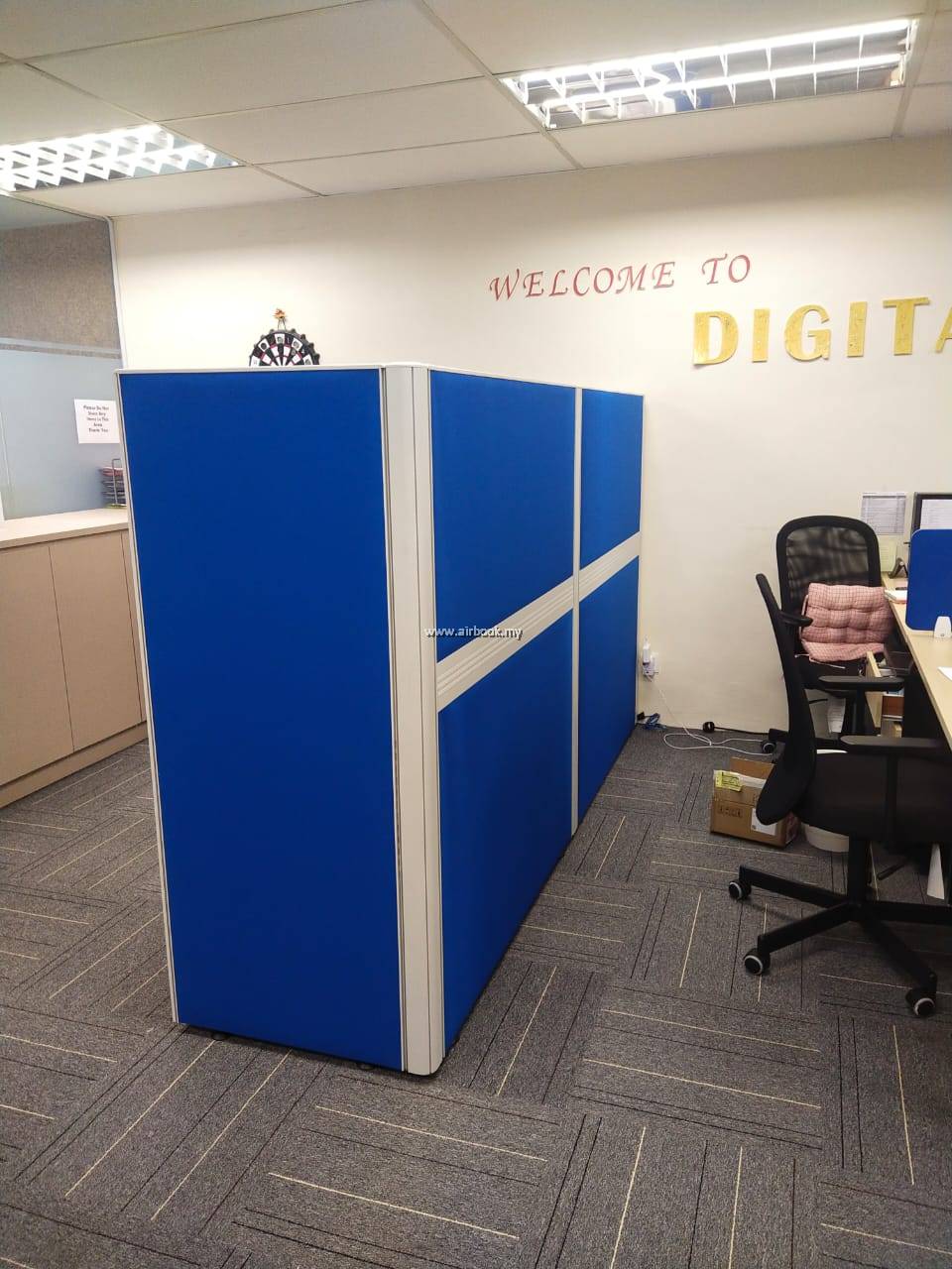 Best Office Workstation Table Cluster Of 2 Seater Desa Sri Hartamas