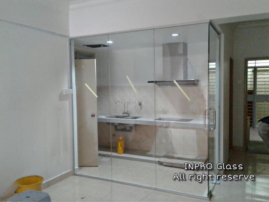 12mm Tempered Glass Partition l Glass Supplier Malaysia [INPRO Glass